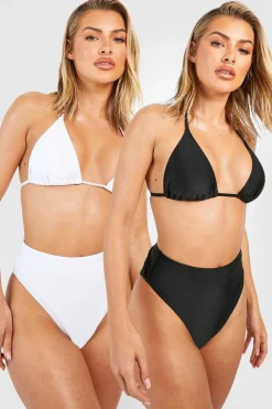 2 Pack High Waisted Bikini Brief | Nasty Gal