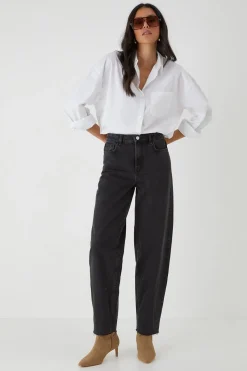 Barrel Leg Denim Jeans | Nasty Gal