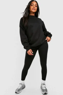 Deep Waistband Basic Legging | Nasty Gal