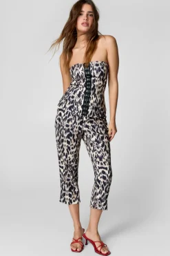 Leopard Print Bustier Top | Nasty Gal