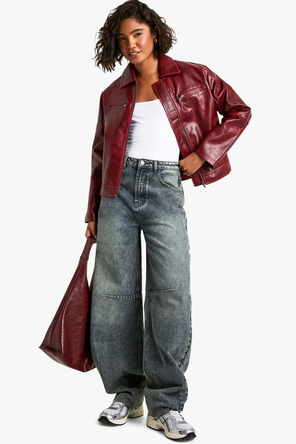 Tall Vintage Wash Barrel Leg Jean | Nasty Gal