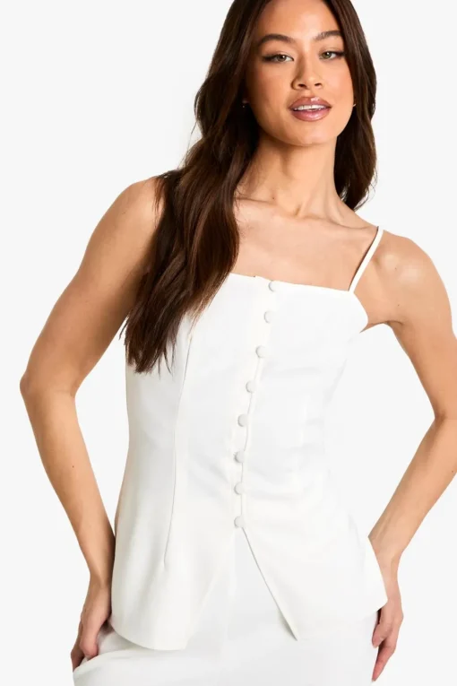 Tall Woven Tailored Top | Nasty Gal